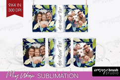 Eucalyptus Photo Mug Wrap PNG - Botanical Picture Frame Mug Product Image 1