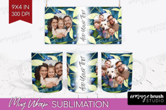 Eucalyptus Photo Mug Wrap PNG - Botanical Picture Frame Mug Product Image 1