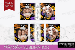 Halloween Photo Mug Wrap PNG - Brush Stroke Picture Frame Product Image 1