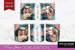 Brush Stroke Photo Mug Wrap PNG - Abstract Texture Picture Product Image 1