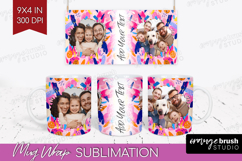 Brush Stroke Photo Mug Wrap PNG - Abstract Texture Picture Product Image 1