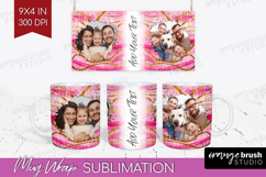 Brush Stroke Photo Mug Wrap PNG - Abstract Texture Picture Product Image 1