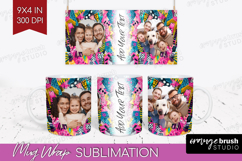 Brush Stroke Photo Mug Wrap PNG - Abstract Texture Picture Product Image 1