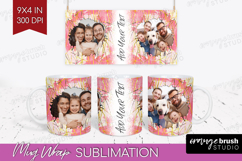 Brush Stroke Photo Mug Wrap PNG - Abstract Texture Picture Product Image 1
