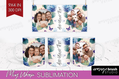 Floral Photo Mug Wrap PNG - Sping Flowers Picture Frame Mug Product Image 1