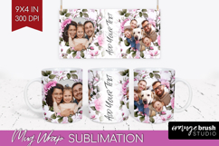 Spring Photo Mug Wrap PNG - Flowers Picture Frame Mug Product Image 1