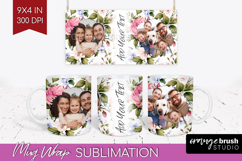 Spring Photo Mug Wrap PNG - Flowers Picture Frame Mug Product Image 1