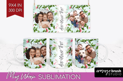 Spring Photo Mug Wrap PNG - Flowers Picture Frame Mug Product Image 1
