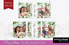 Spring Photo Mug Wrap PNG - Flowers Picture Frame Mug Product Image 1