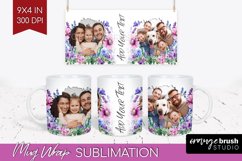 Wildflowers Photo Mug Wrap PNG - Floral Picture Frame Mug Product Image 1