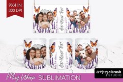 Wildflowers Photo Mug Wrap PNG - Floral Picture Frame Mug Product Image 1