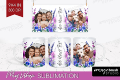 Wildflowers Photo Mug Wrap PNG - Summer Flowers Picture Mug Product Image 1