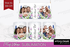 Wildflowers Photo Mug Wrap PNG - Summer Flowers Picture Mug Product Image 1