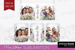 Wildflowers Photo Mug Wrap PNG - Summer Flowers Picture Mug Product Image 1