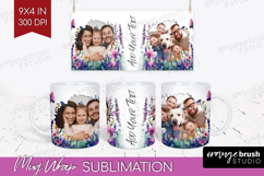 Wildflowers Photo Mug Wrap PNG - Summer Flowers Picture Mug Product Image 1