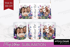 Wildflowers Photo Mug Wrap PNG - Summer Flowers Picture Mug Product Image 1