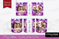 Gem Texture Photo Mug Wrap PNG - Gemstone Picture Frame Mug Product Image 1