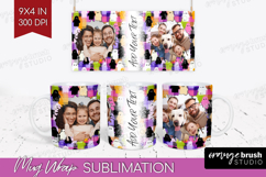Halloween Photo Mug Wrap PNG - Spooky Picture Frame Mug Product Image 1