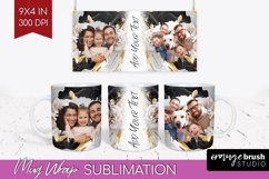 Rose Photo Mug Wrap PNG - Floral Picture Frame Mug Product Image 1
