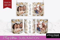 Rose Photo Mug Wrap PNG - Floral Picture Frame Mug Product Image 1