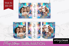 Pearl Photo Mug Wrap PNG - Pearl Texture Picture Frame Mug Product Image 1
