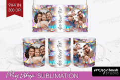 Pearl Photo Mug Wrap PNG - Pearl Texture Picture Frame Mug Product Image 1