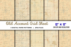 Old Account Grid Sheet JPG Product Image 1