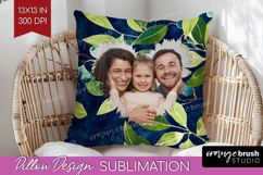 Eucalyptus Photo Pillow PNG - Botanical Picture Frame Pillow Product Image 1