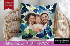 Eucalyptus Photo Pillow PNG - Botanical Picture Frame Pillow Product Image 1