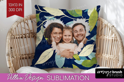 Eucalyptus Photo Pillow PNG - Botanical Picture Frame Pillow Product Image 1