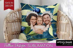 Eucalyptus Photo Pillow PNG - Botanical Picture Frame Pillow Product Image 1