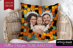 Halloween Photo Pillow PNG - Brush Stroke Picture Frame Product Image 1