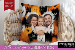 Halloween Photo Pillow PNG - Brush Stroke Picture Frame Product Image 1