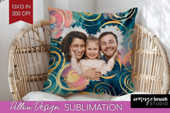Brush Stroke Photo Pillow PNG - Abstract Texture Picture Product Image 1