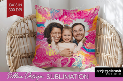 Brush Stroke Photo Pillow PNG - Abstract Texture Picture Product Image 1