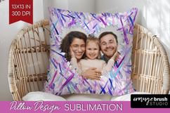 Brush Stroke Photo Pillow PNG - Abstract Texture Picture Product Image 1