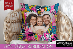 Brush Stroke Photo Pillow PNG - Abstract Texture Picture Product Image 1