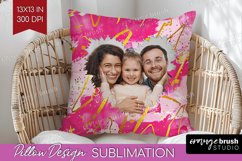 Brush Stroke Photo Pillow PNG - Abstract Texture Picture Product Image 1