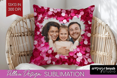 Glitter Photo Pillow PNG - Sparkle Picture Frame Pillow Product Image 1
