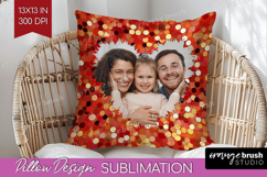 Glitter Photo Pillow PNG - Sparkle Picture Frame Pillow Product Image 1