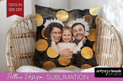 Rose Gold Photo Pillow PNG - Abstract Picture Frame Pillow Product Image 1