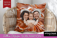 Rose Gold Photo Pillow PNG - Abstract Picture Frame Pillow Product Image 1