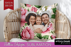 Spring Photo Pillow PNG - Flowers Picture Frame Pillow Cover Product Image 1