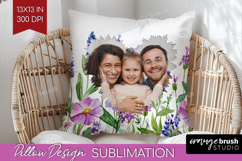 Wildflowers Photo Pillow PNG - Summer Flowers Picture Frame Product Image 1