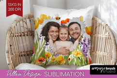 Wildflowers Photo Pillow PNG - Summer Flowers Picture Frame Product Image 1