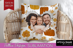 Pumpkun Photo Pillow PNG - Fall Picture Frame Pillow Cover Product Image 1