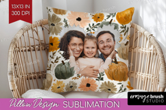Pumpkun Photo Pillow PNG - Fall Picture Frame Pillow Cover Product Image 1