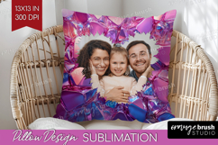 Gem Texture Photo Pillow PNG - Gemstone Picture Frame Pillow Product Image 1