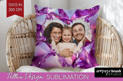 Gem Texture Photo Pillow PNG - Gemstone Picture Frame Pillow Product Image 1