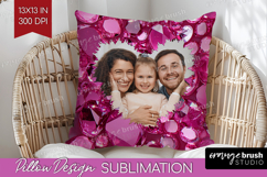 Gem Texture Photo Pillow PNG - Gemstone Picture Frame Pillow Product Image 1
